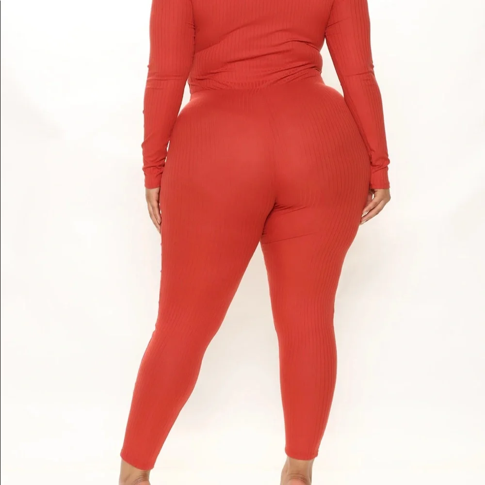 Rust leggings set - Picture 2 of 2